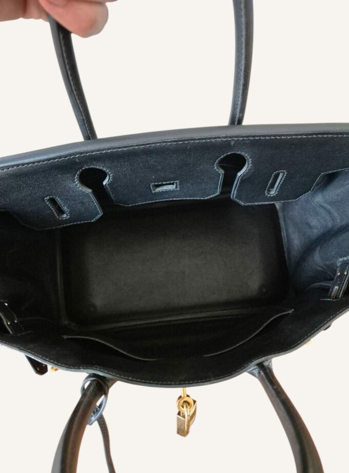 Sac Hermès Birkin 30 noir swift