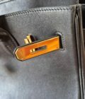 Sac Hermès Birkin 30 noir swift – Image 9