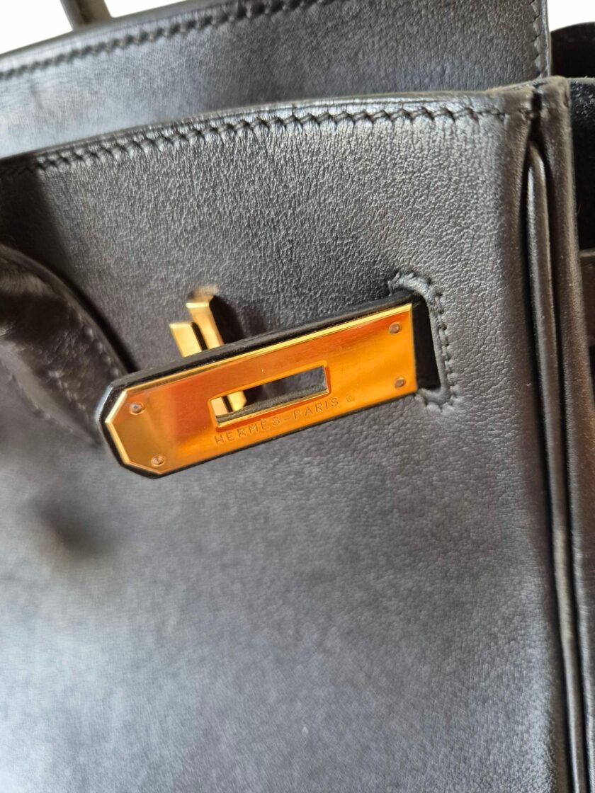 Sac Hermès Birkin 30 noir swift – Image 9