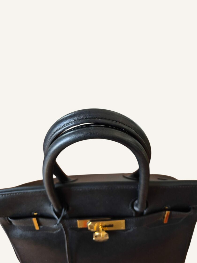 Sac Hermès Birkin 30 noir swift – Image 6