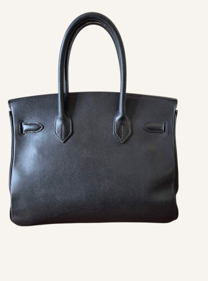 Sac Hermès Birkin 30 noir swift