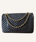 Sac Chanel V stich coins dorés – Image 8