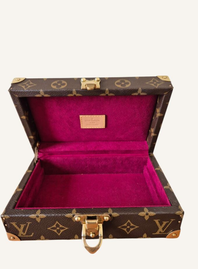 Petite malle Louis Vuitton fushia