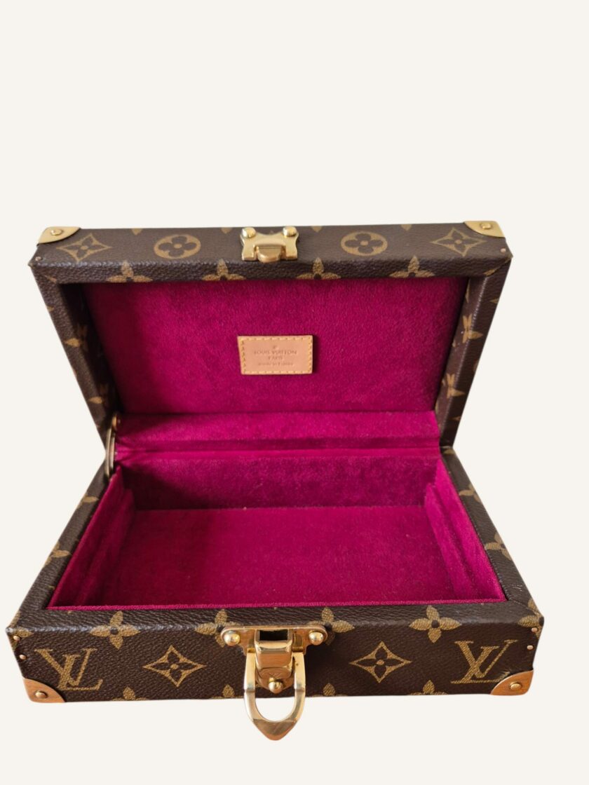 Petite malle Louis Vuitton fushia – Image 3