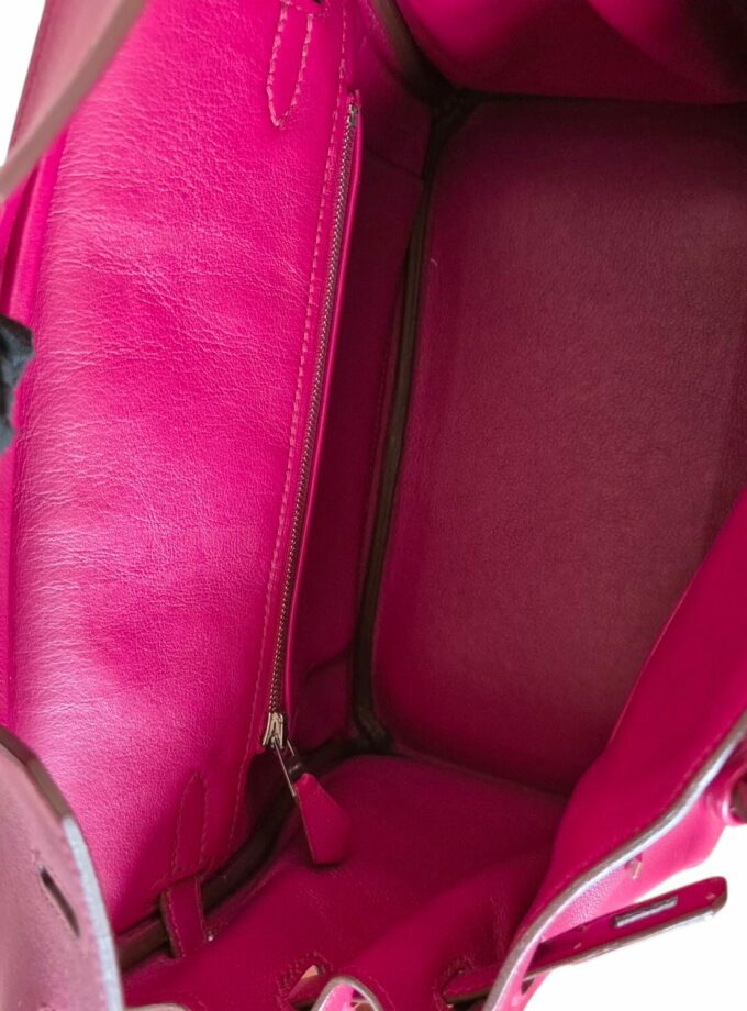Sac Hermès Birkin 25 fushia