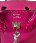 Sac Hermès Birkin 25 fushia – Image 10