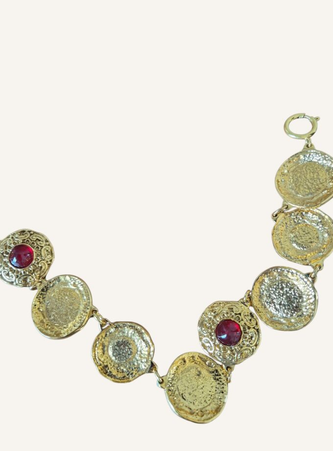 Collier Chanel vintage doré