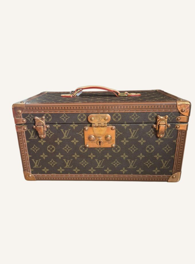 vanity Louis Vuitton boîte à bouteilles vintage