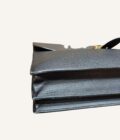 Sac à dépêches Hermès noir cuir ardennes – Image 5