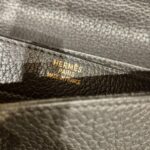 Sac à dépêches Hermès noir cuir ardennes – Image 4
