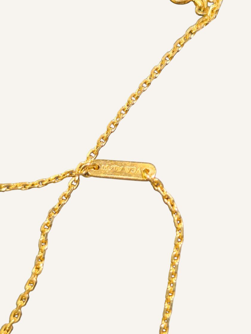 Pendentif Van Cleef & Arpels Sweet Alhambra Or Jaune & Nacre – Image 3