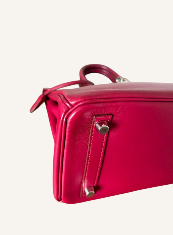 Sac Hermès Birkin 25 fushia