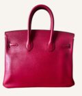 sac Hermès Birkin 25 cuir Swift fuchsia 2010