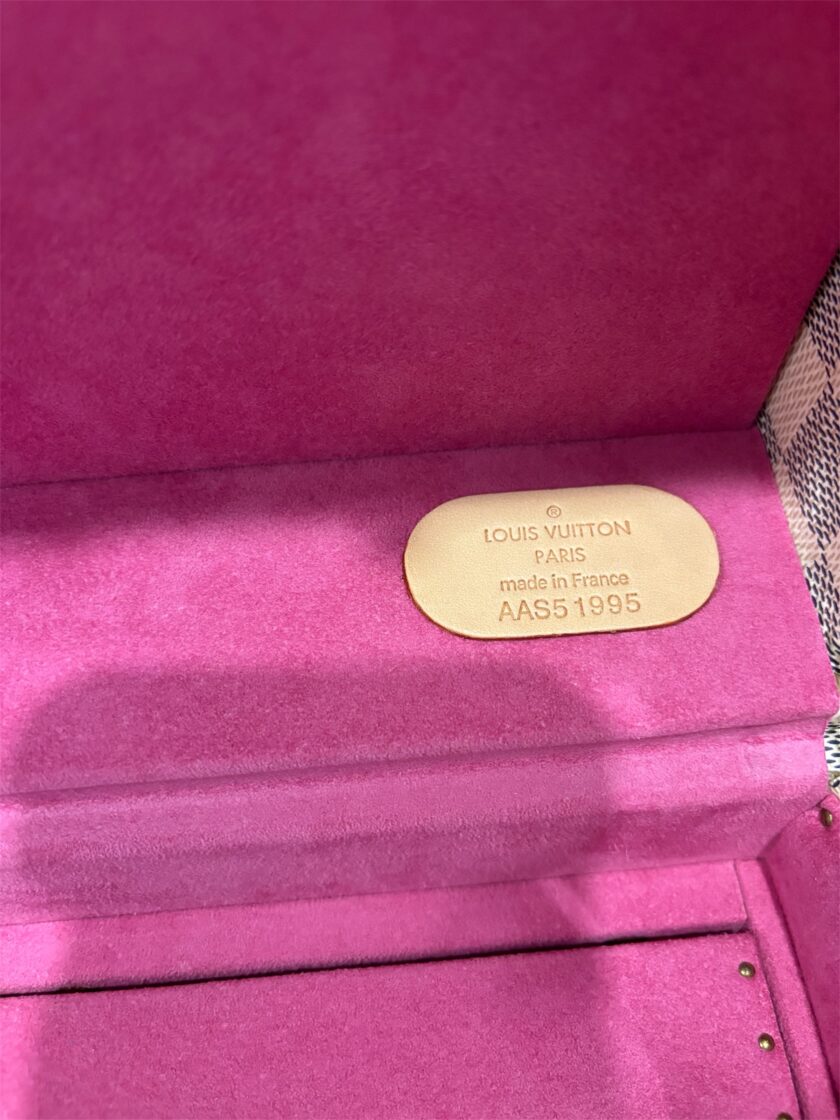vanity Louis Vuitton Damier Azur bande d’écuries