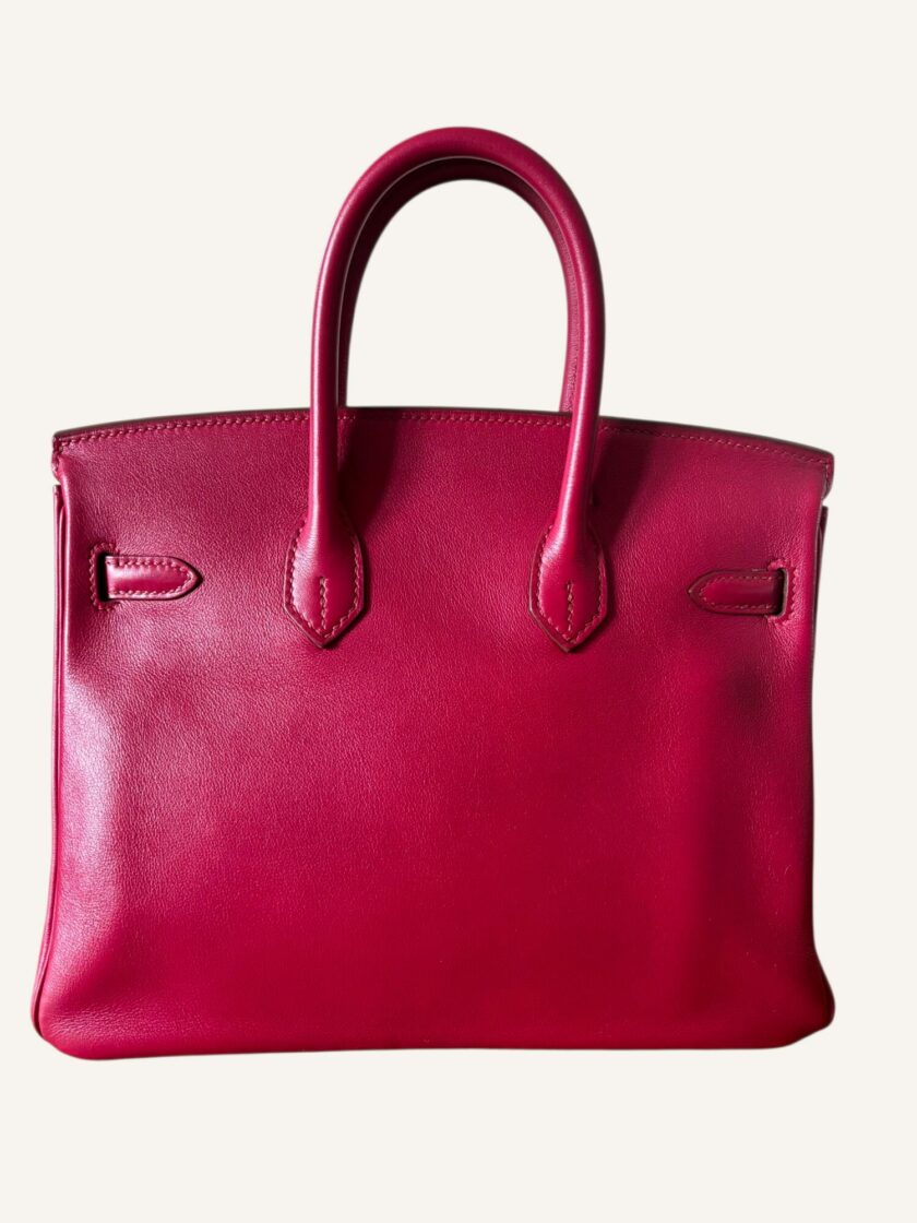 sac Hermès Birkin 25 cuir Swift fuchsia 2010