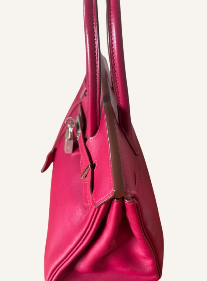 Sac Hermès Birkin 25 fushia