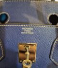Sac Hermès Birkin 30 Bleu éléctrique x Thalassa – Image 4