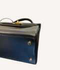 Sac Hermès Kelly 28 box noir – Image 2