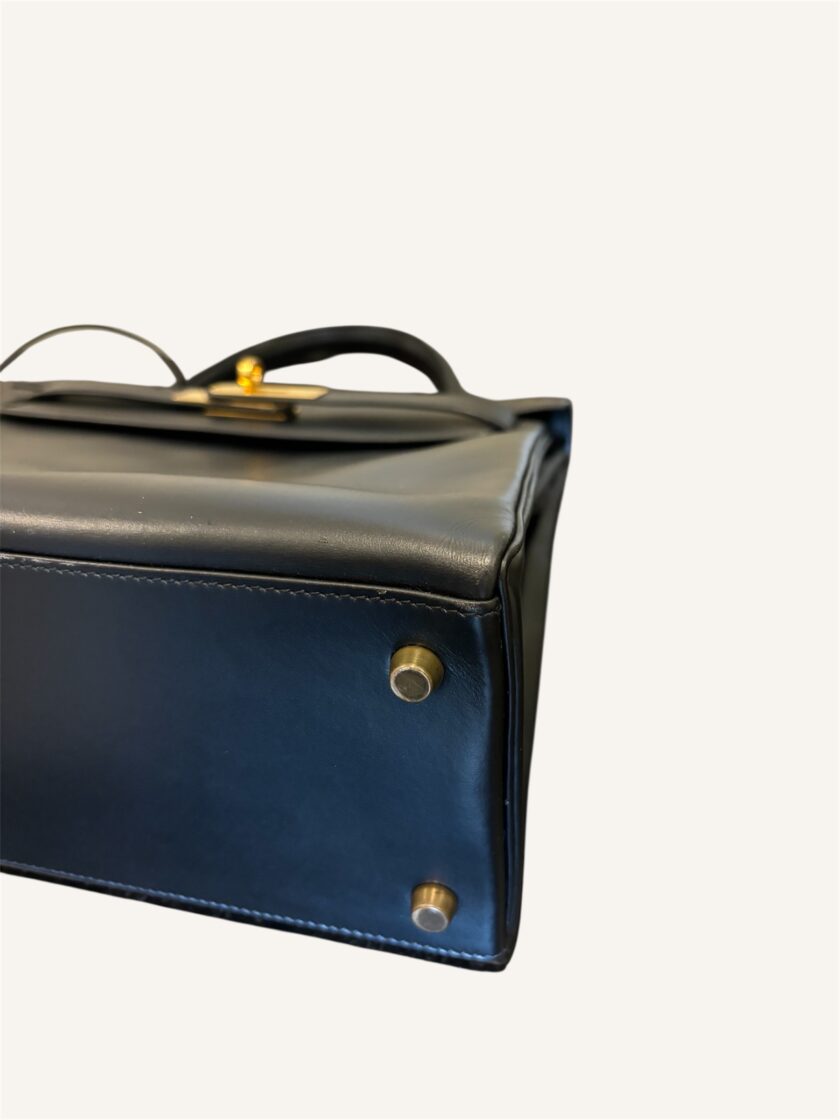Sac Hermès Kelly 28 box noir – Image 2