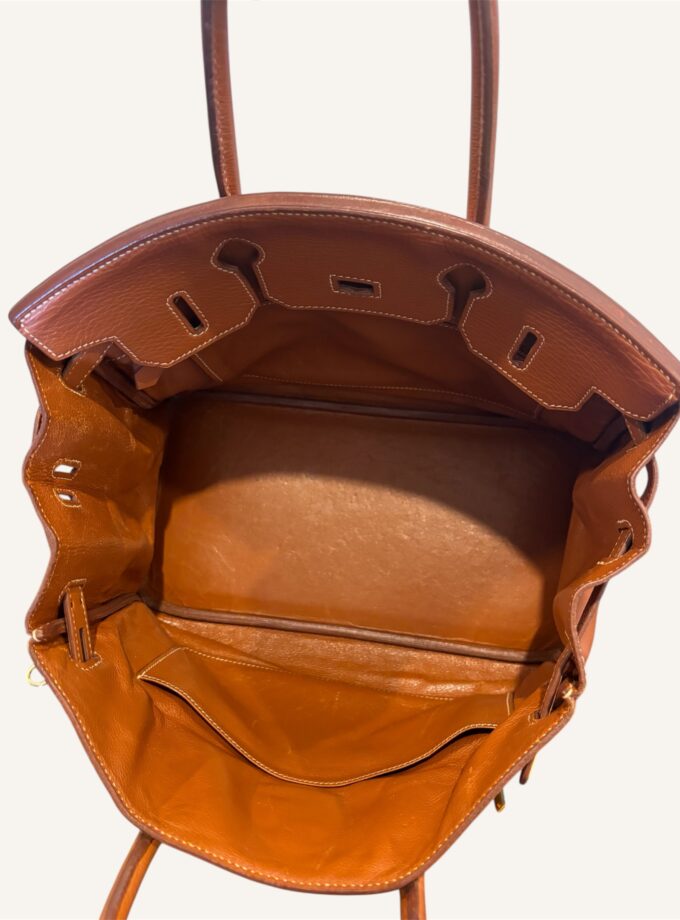 Sac Hermès Birkin 30 Fjord gold