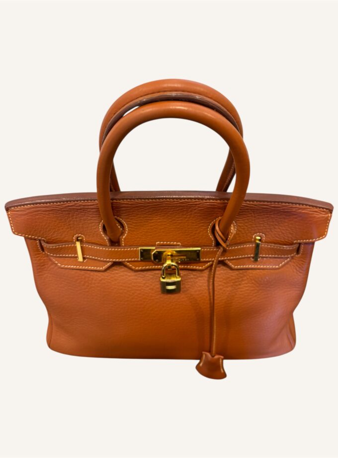 Sac Hermès Birkin 30 Fjord gold