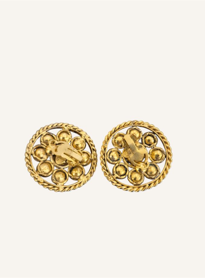 Boucles d'oreilles Chanel vintage gripoix 2003