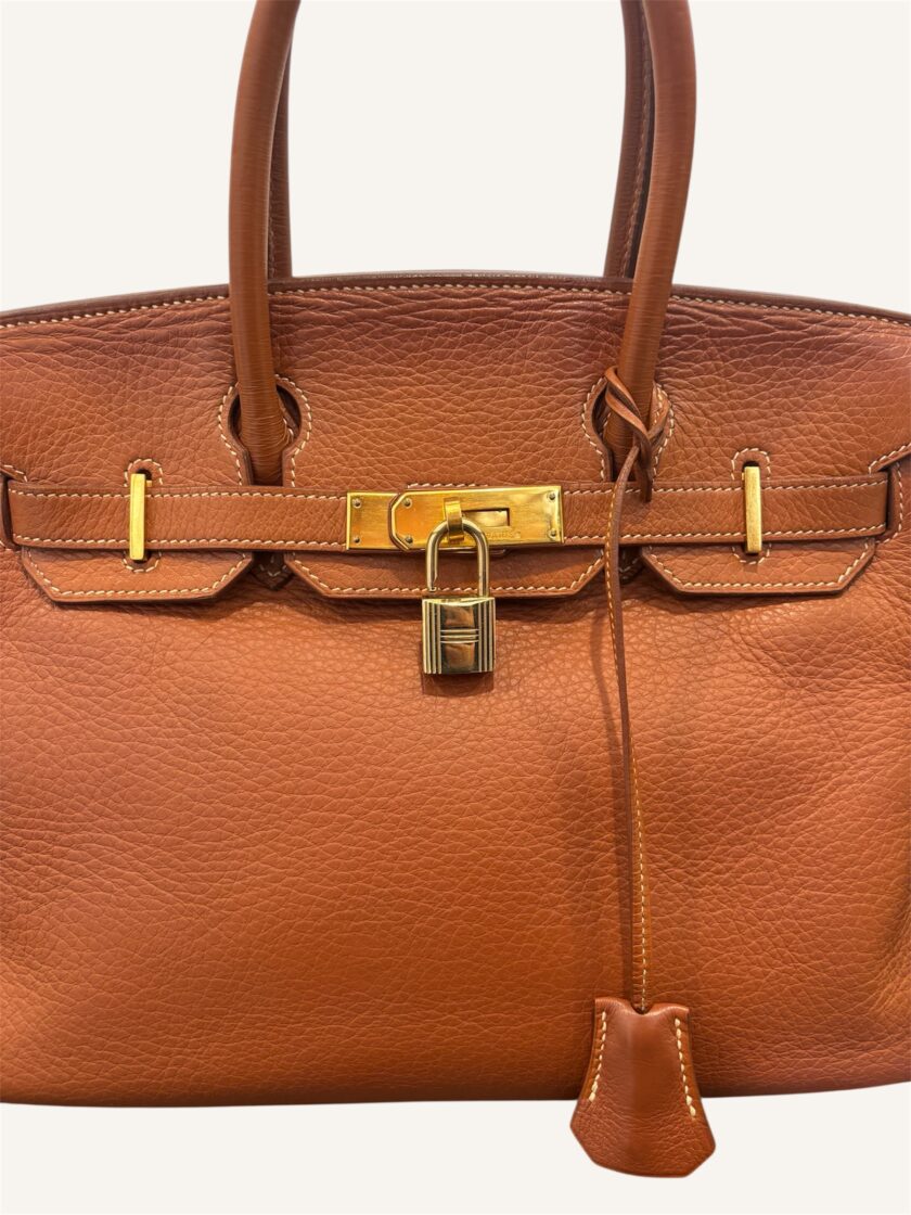Sac Hermès Birkin 30 Fjord gold – Image 10