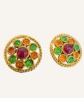 Boucles d'oreilles Chanel vintage gripoix 2003 – Image 3