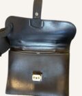 Sac à dépêches Hermès Petit 27 cuir box noir – Image 5