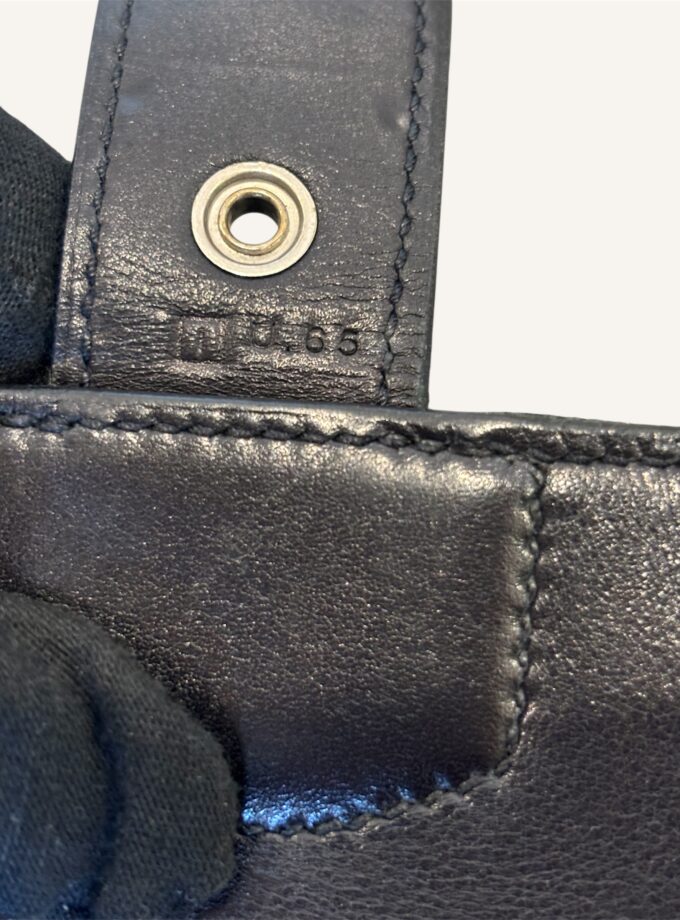 Sac à dépêches Hermès Petit 27 cuir box noir
