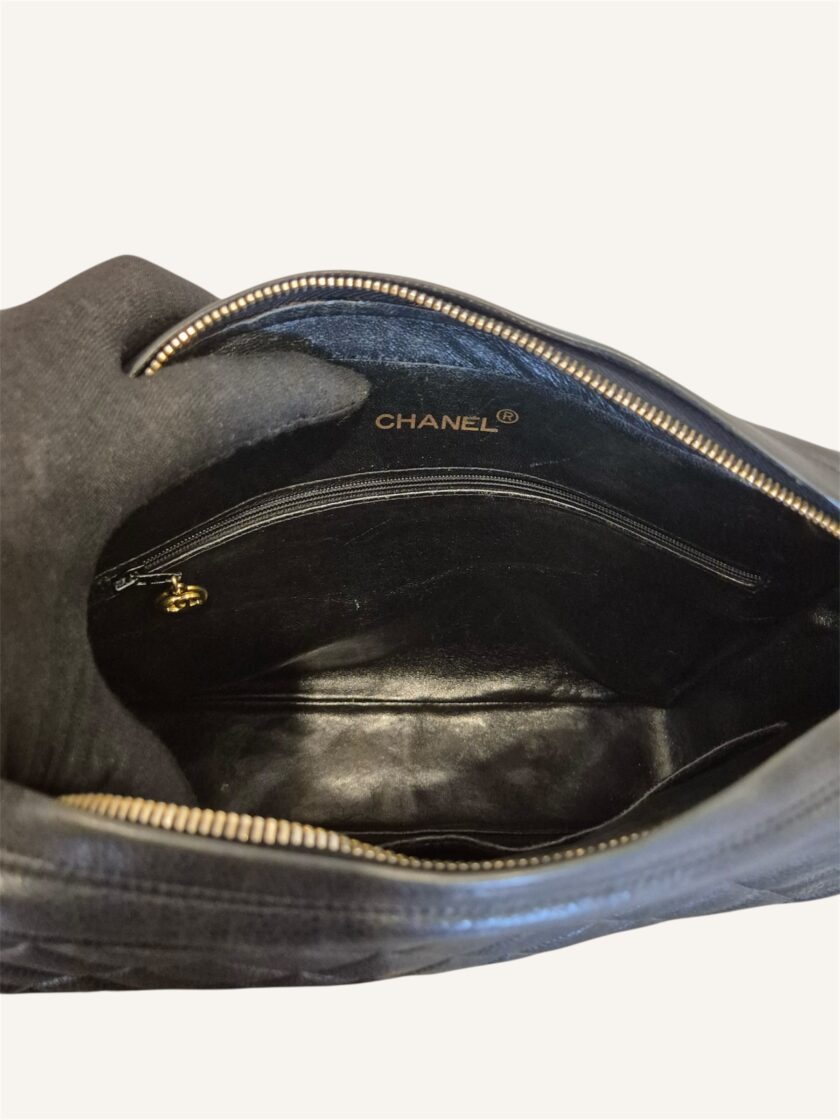 Sac Chanel Camera cuir caviar noir – Image 2