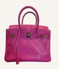 Sac Hermès Birkin 30 Rose Tyrian x Rouge Ruby – Image 7