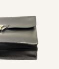 Sac à dépêches Hermès Petit 27 cuir box noir – Image 10