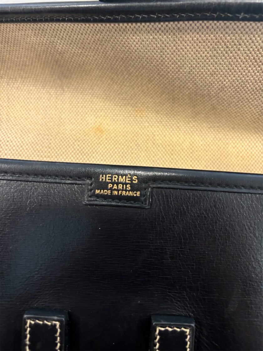 Pochette Hermès Jige Pm box noir – Image 6