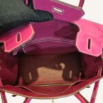 Sac Hermès Birkin 30 Rose Tyrian x Rouge Ruby – Image 2