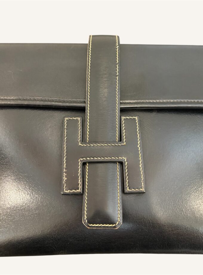 Pochette Hermès Jige Pm box noir