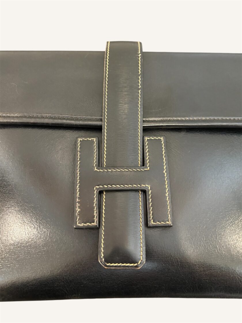 Pochette Hermès Jige Pm box noir – Image 4