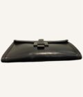 pochette Hermès Jige PM cuir box noir vintage