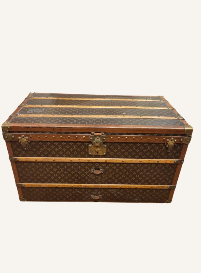malle Louis Vuitton courrier ancienne monogramme début XXe