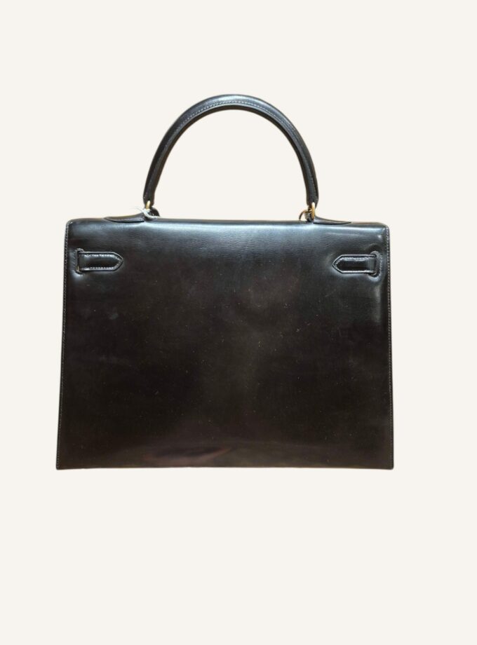 Sac Hermès Kelly 35 noir sellier