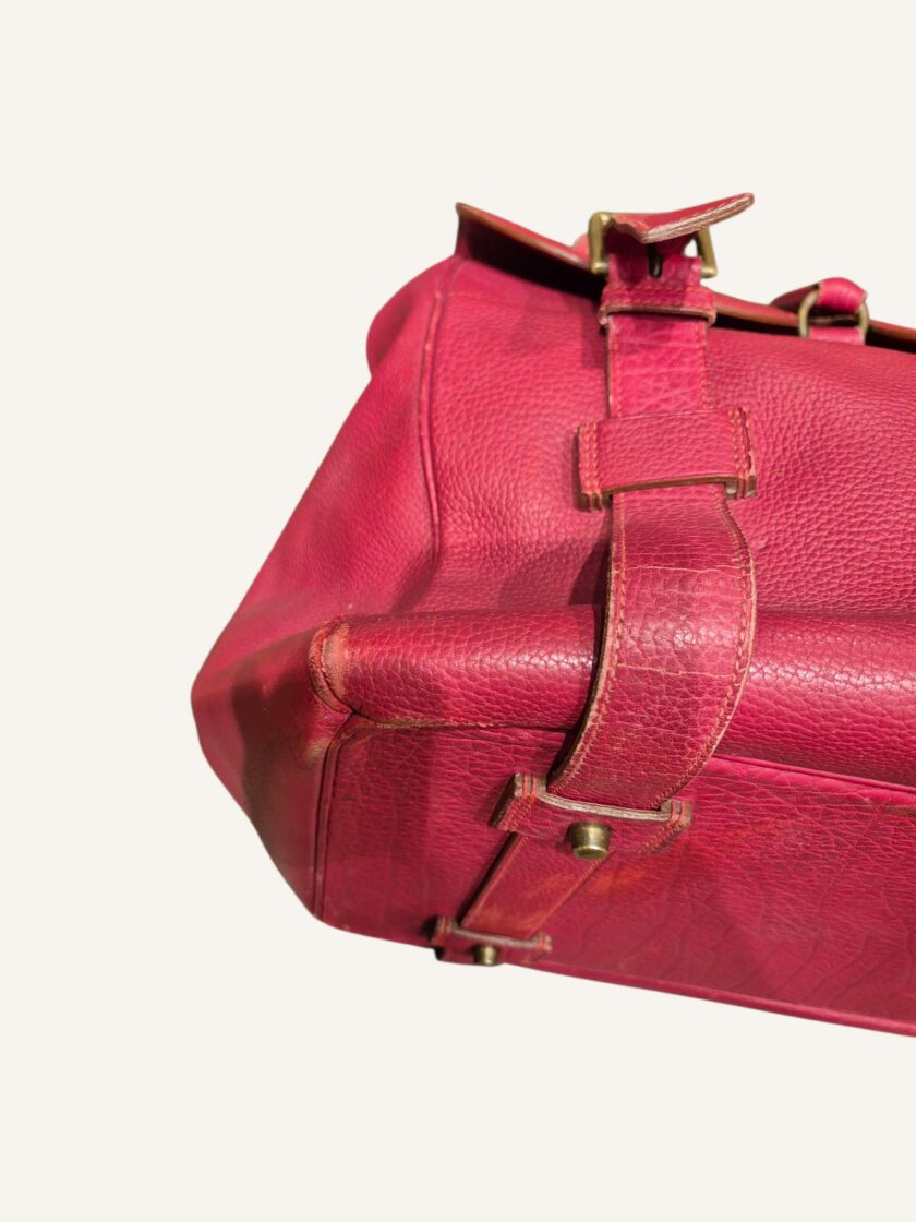 Sac Hermès Drag rouge – Image 8