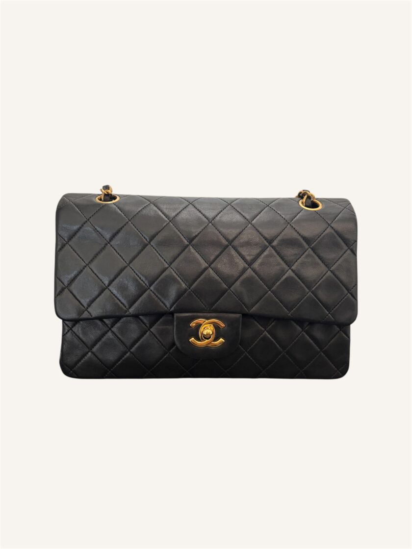 sac Chanel Timeless Classique medium cuir agneau 24k vintage
