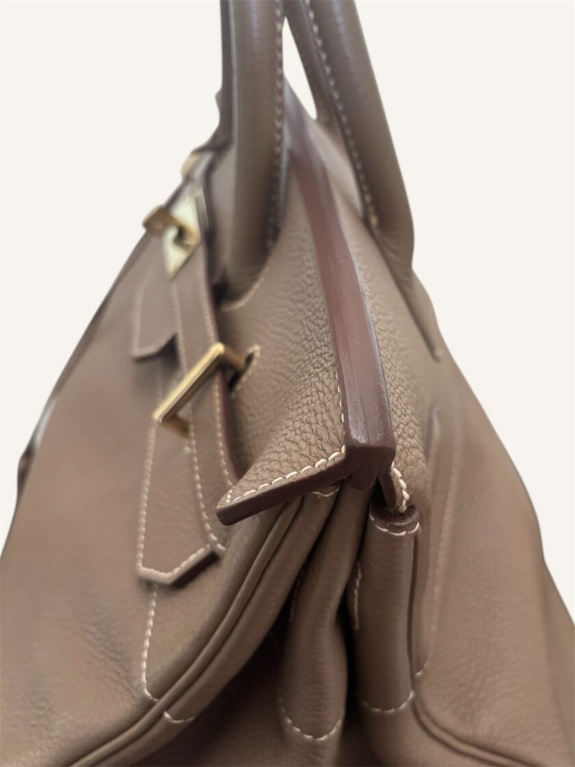 Sac Hermès HAC 40 étoupe taurillon – Image 9