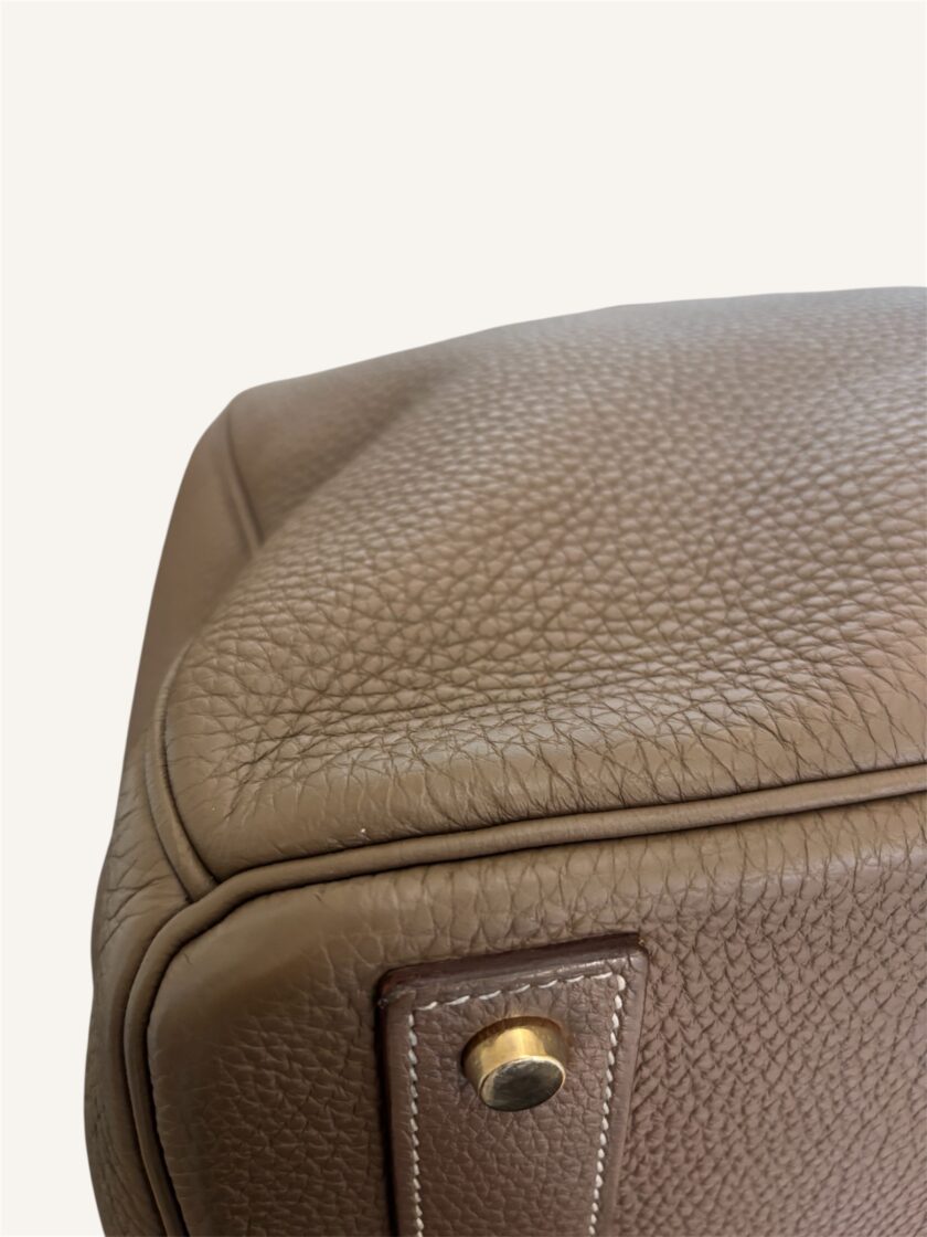 Sac Hermès HAC 40 étoupe taurillon – Image 8