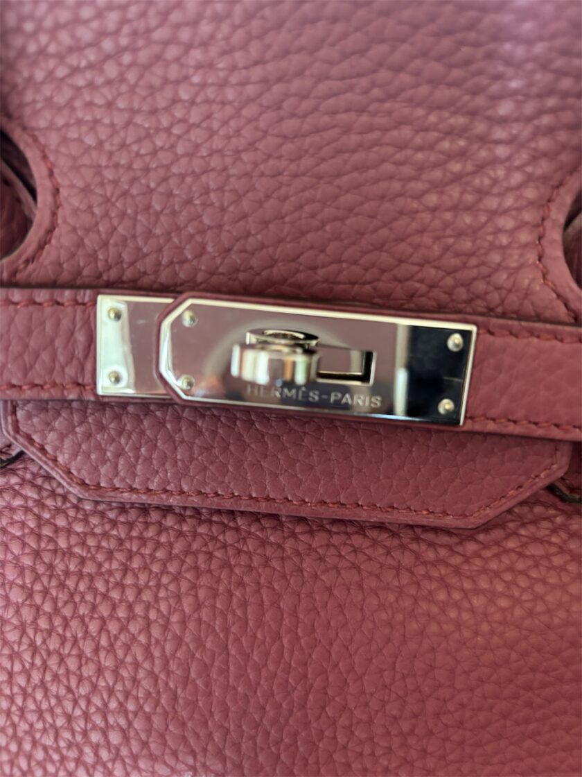 Sac Hermès Birkin 35 Bois de rose – Image 10