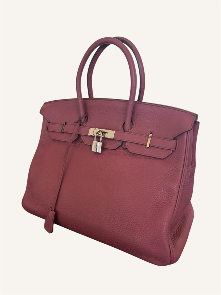 Sac Hermès Birkin 35 Bois de rose – Image 11