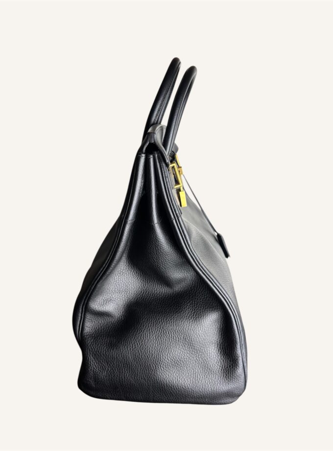 Sac Hermès HAC 40 Ardennes noir gold