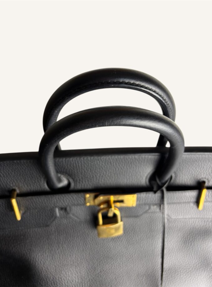 Sac Hermès HAC 40 Ardennes noir gold