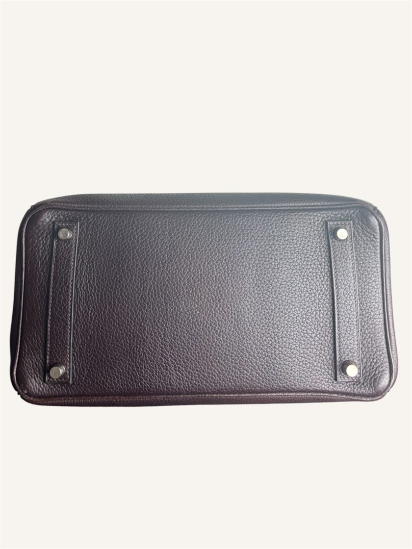 Sac Hermès HAC 32 Taurillon chocolat – Image 8