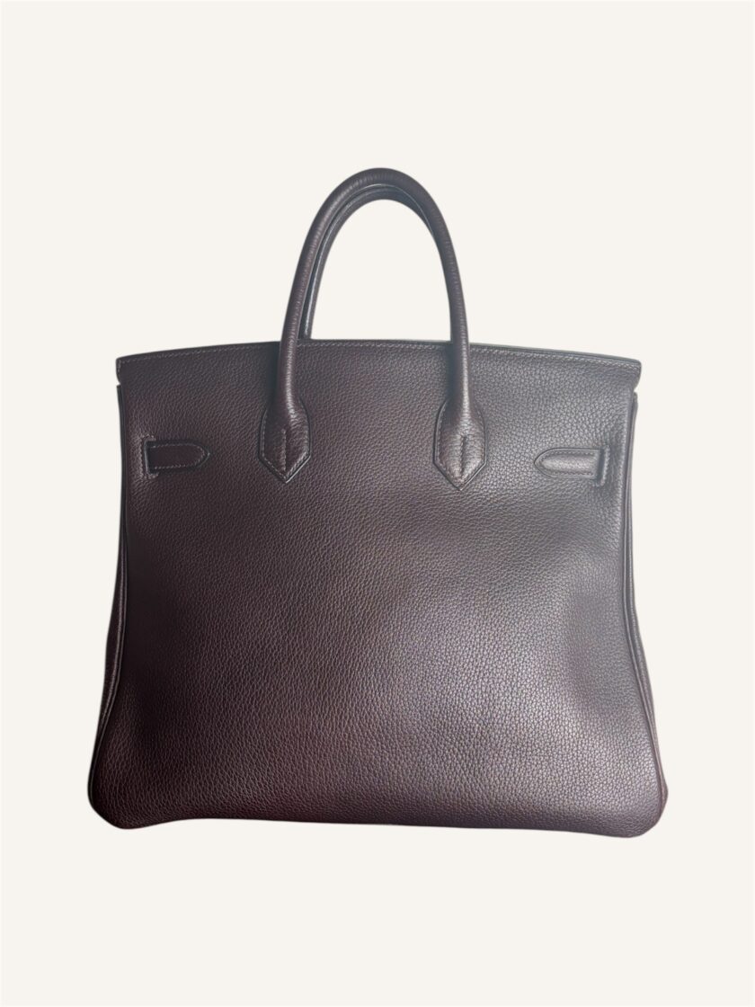 Sac Hermès HAC 32 Taurillon chocolat – Image 7